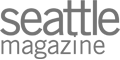 This image contains the logo for "Seattle magazine," displayed in a bold, sans-serif font.